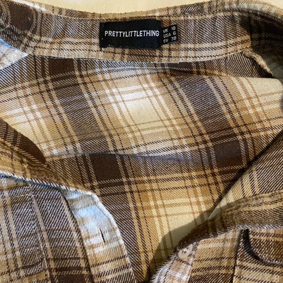 Brown plaid shirt - Picture 2 of 3